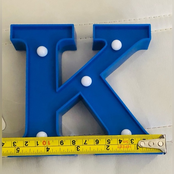 3 LED light up Assorted alphabet letters (A B C J K L M S) new - Picture 6 of 16